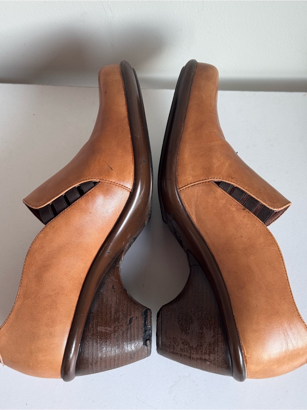 Dansko Raphael Leather Pumps Women's EU 41 US 10.5-11 Tan Slip On Comfort Shoes - Picture 5 of 8